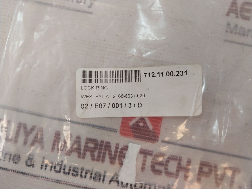Gea 2168-6631-020 Lock Ring
