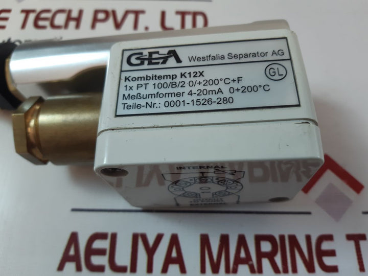 Gea kombitemp k12x temperature controller