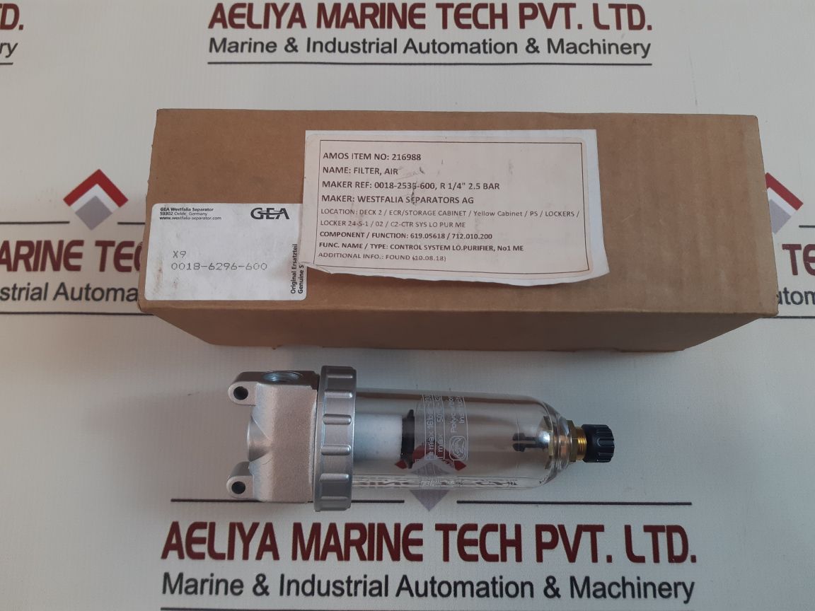 Gea Pe Max 16Bar - 230Psi Air Preparation Unit Filter