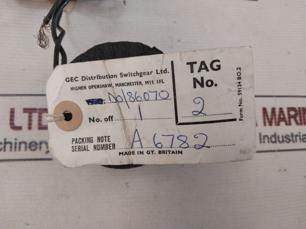 Gec 1208 Tripping Coil Set