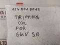 Gec 1208 Tripping Coil Set