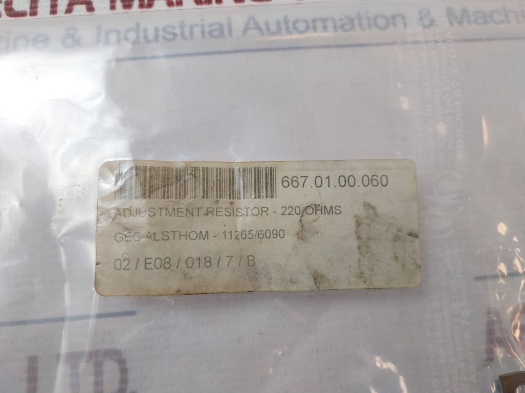 Gec Alsthom 11265/6090 Adjustment Resistor