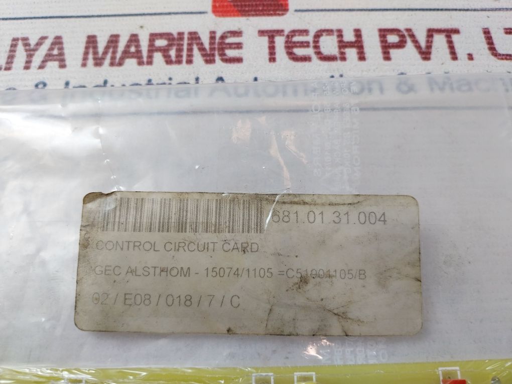 Gec Alsthom 15066/2103A Control Circuit Card