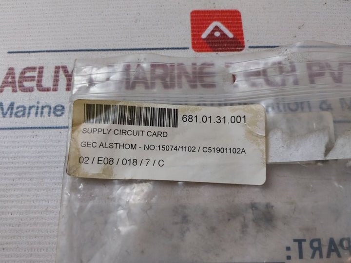 Gec Alsthom 15074/1102 Power Card