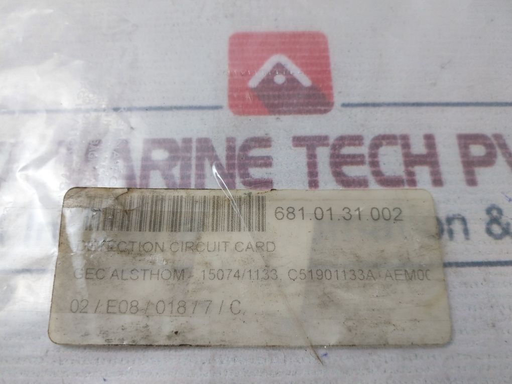 Gec Alsthom 15074/1133 Detection Circuit Card