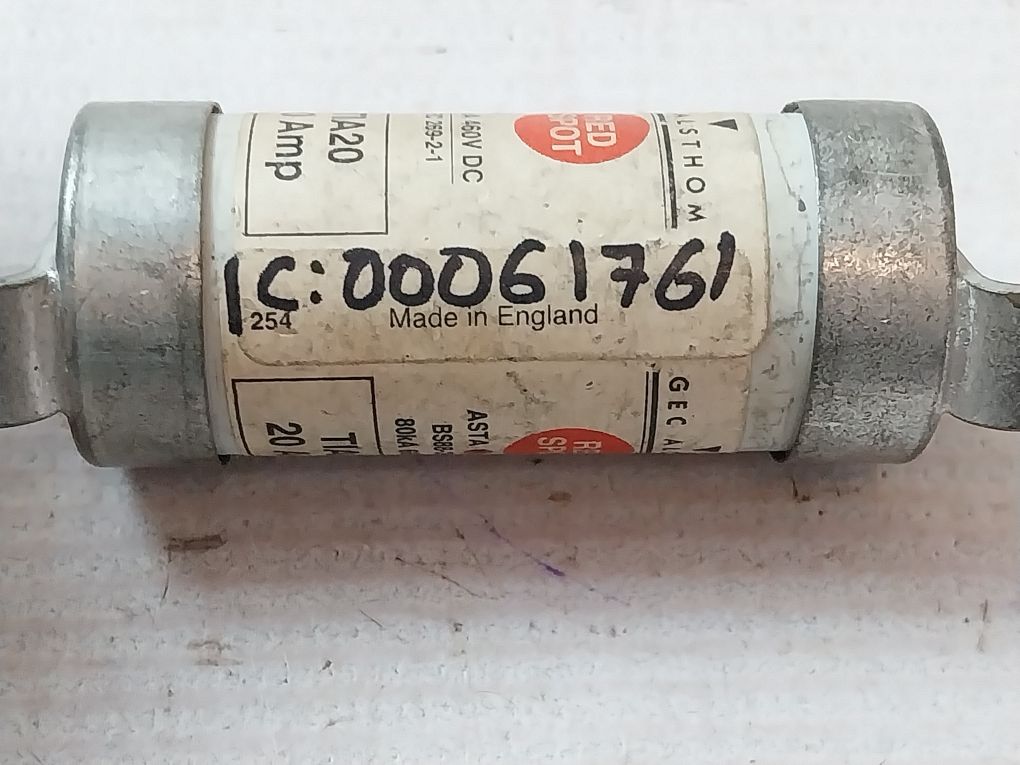 Gec Alsthom Tia20 Fuse 20 Amp