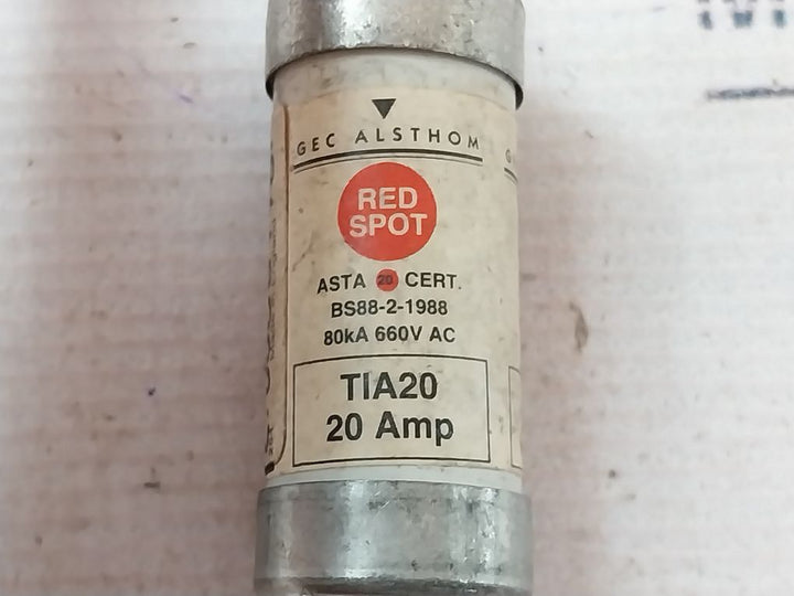 Gec Alsthom Tia20 Fuse 20 Amp