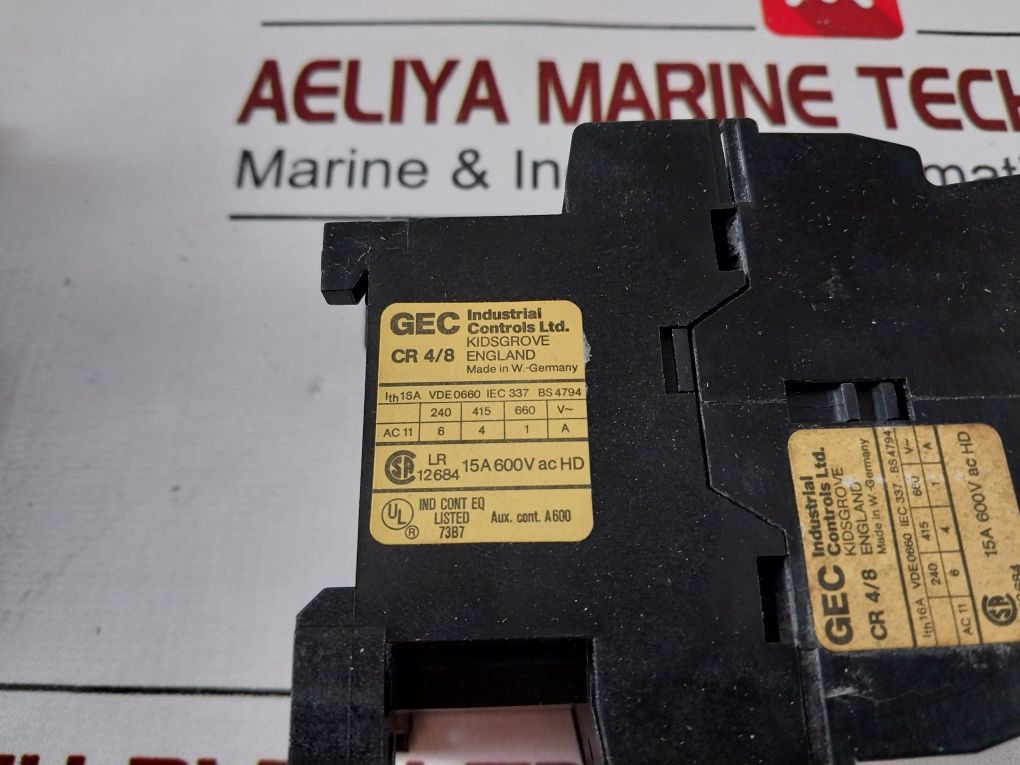Gec Cr8/62E Control Relay