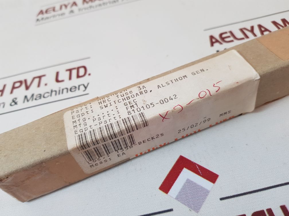 Gec Fusegear Vtf 11Kv/3A Av Fuse Fm1