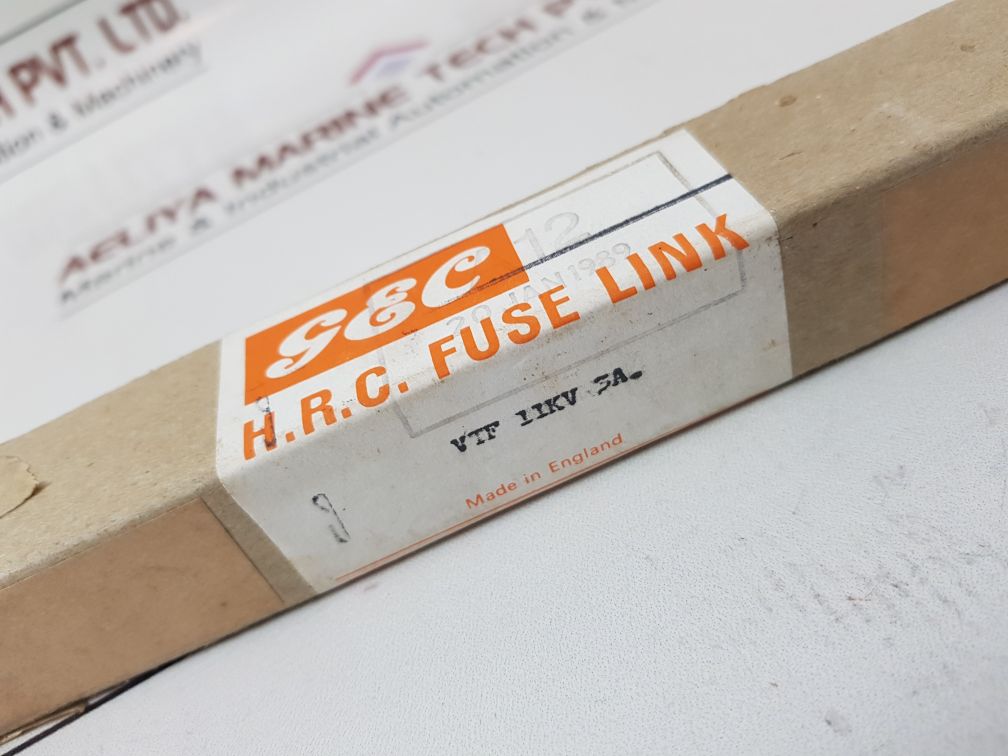 Gec Fusegear Vtf 11Kv 3A Fuse 12 Kv