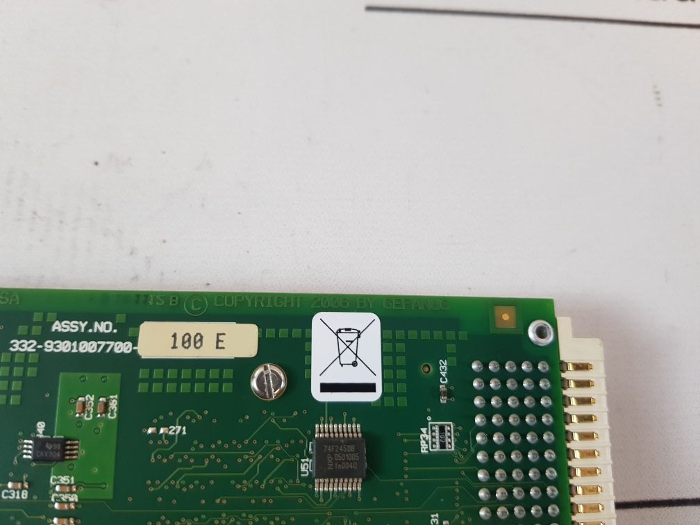 Gefanuc Vme7700Rc Cpu Module 721-6140-00
