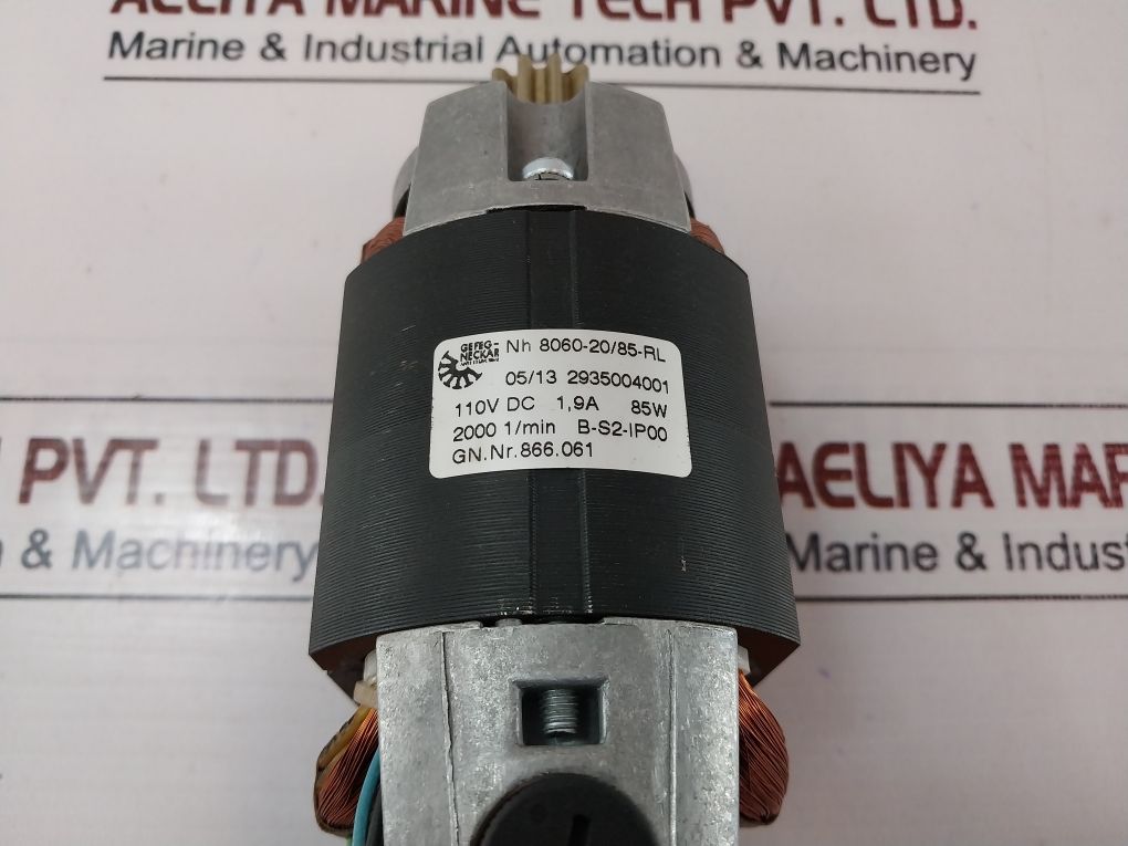 Gefeg-neckar 2935004001 Gear Motor 110V Dc 1,9A 85W