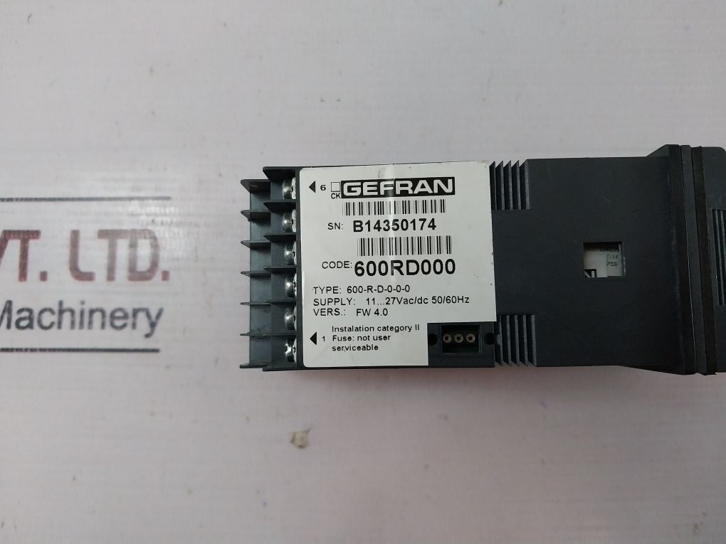Gefran 600-r-d-0-0-0 Temperature Controller 11-27Vac/Dc