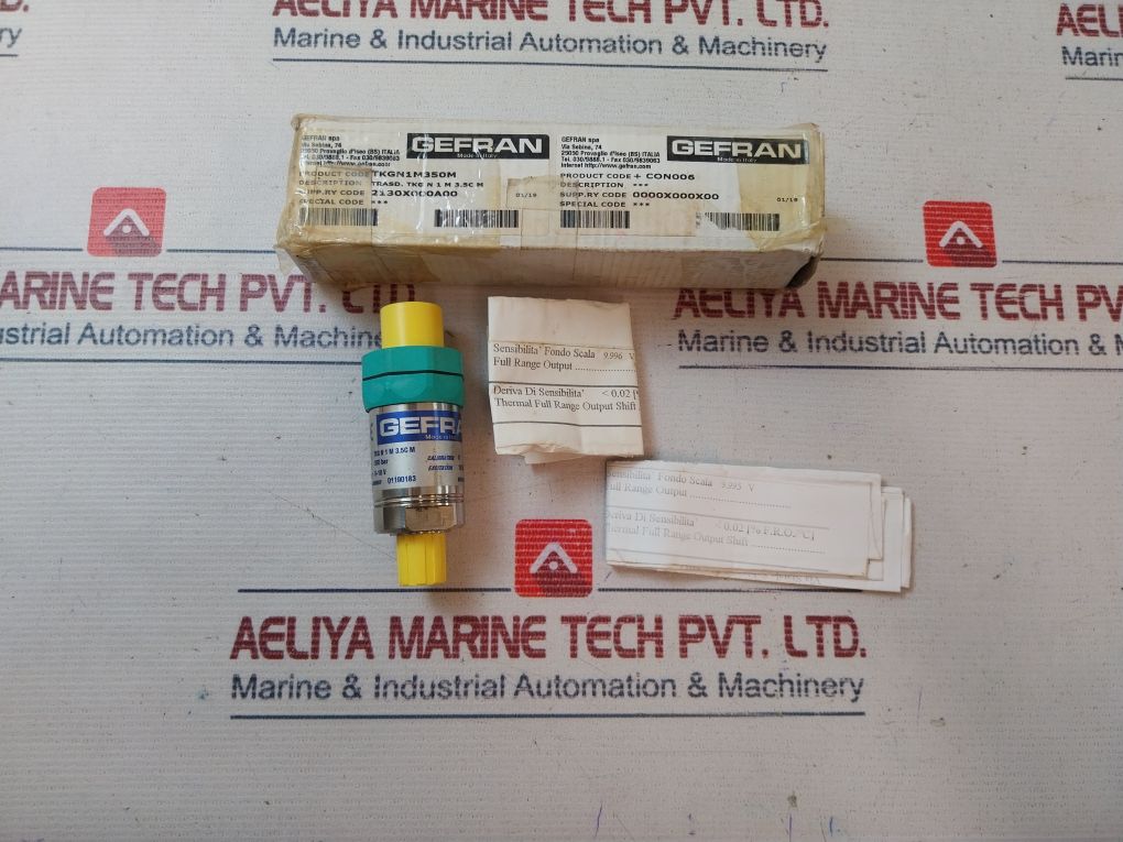 Gefran Brasil Tkg N 1 M 3.5C M Pressure Transmitter