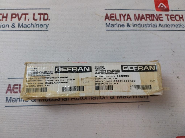 Gefran Brasil Tkg N 1 M 3.5C M Pressure Transmitter
