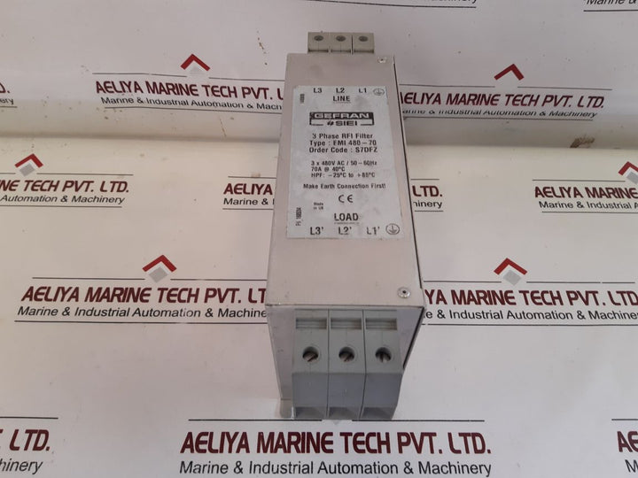 Gefran Emi 480-70 3Phase Rfi Filter
