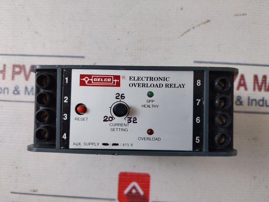 Gelco 415V Electronic Overload Relay