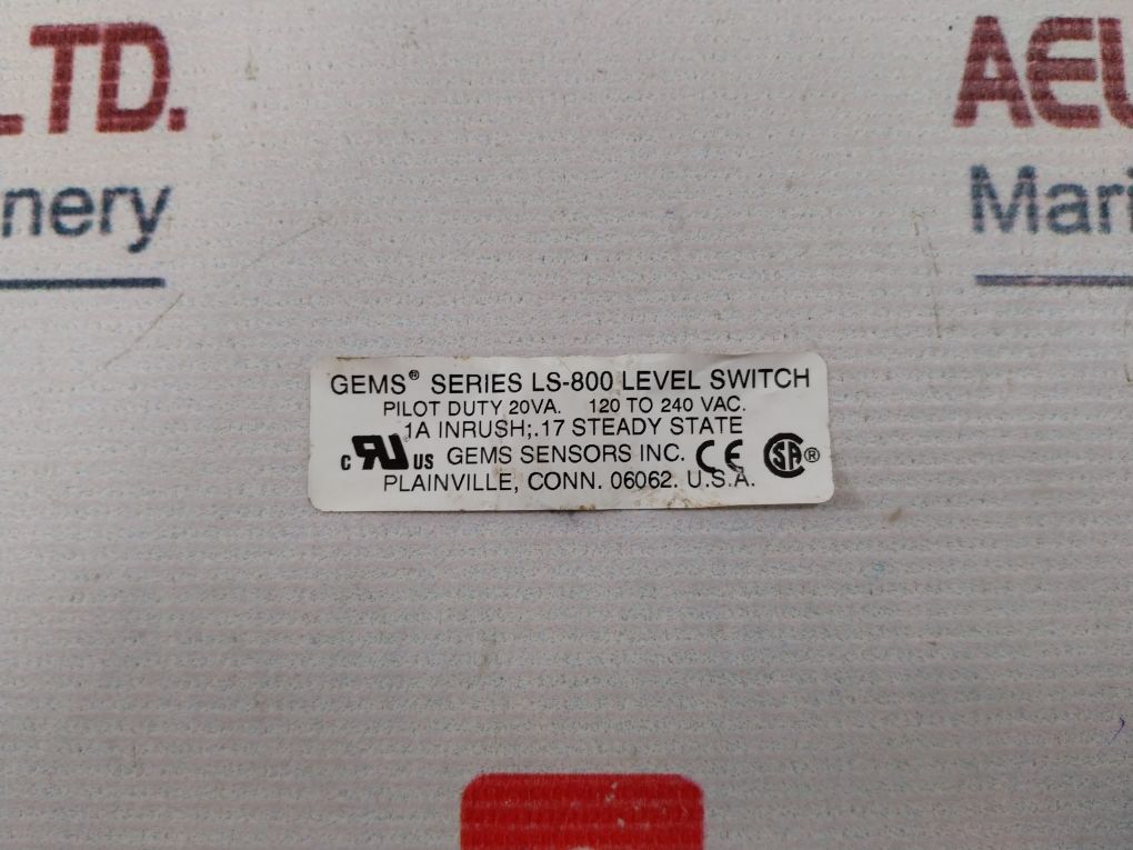 Gems Ls-800 Level Switch 20 Va