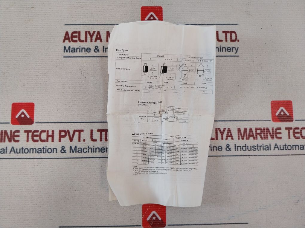 Gems Ls-800 Level Switch 20 Va