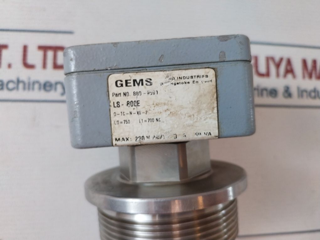 Gems Ls-800E Oil Level Switch 220V Ac