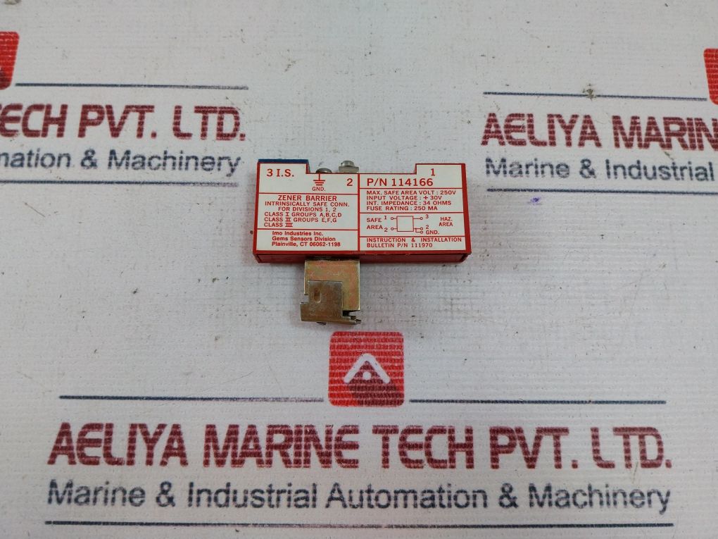 Gems Sensor 114166 Signal Return Barrier 250V