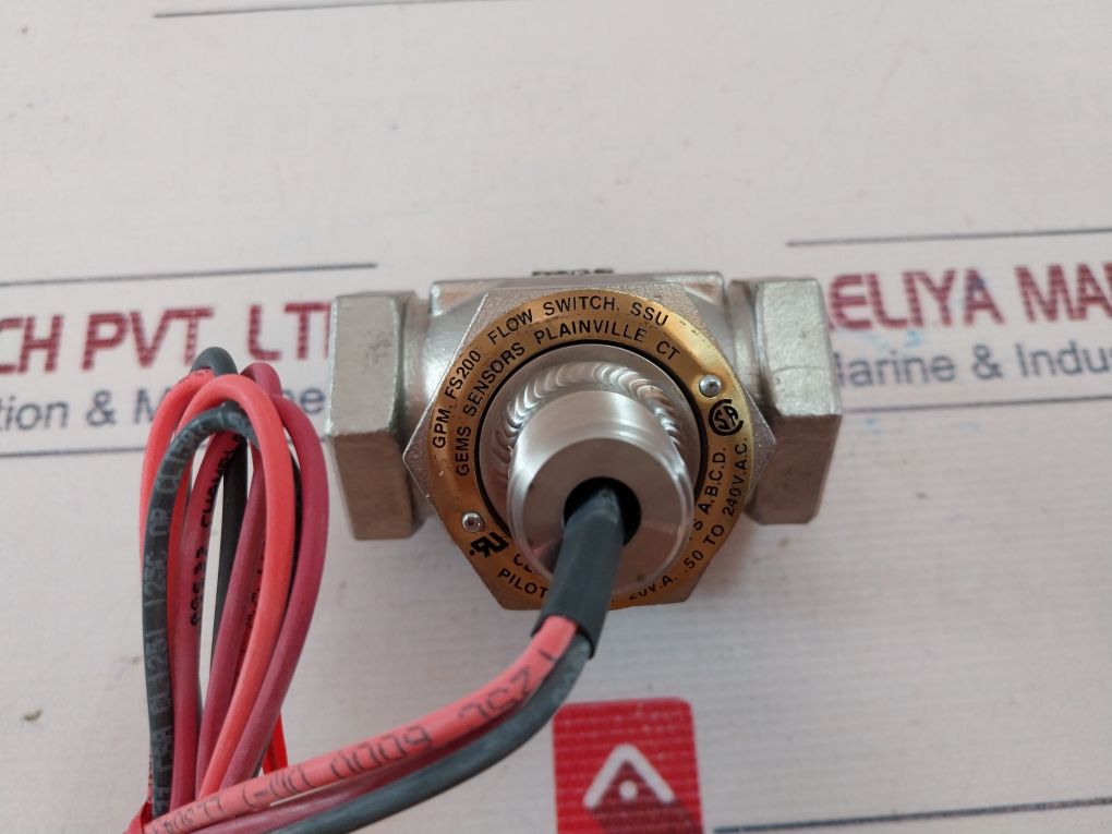 Gems Sensors Fs200 Shuttle-type Flow Switches