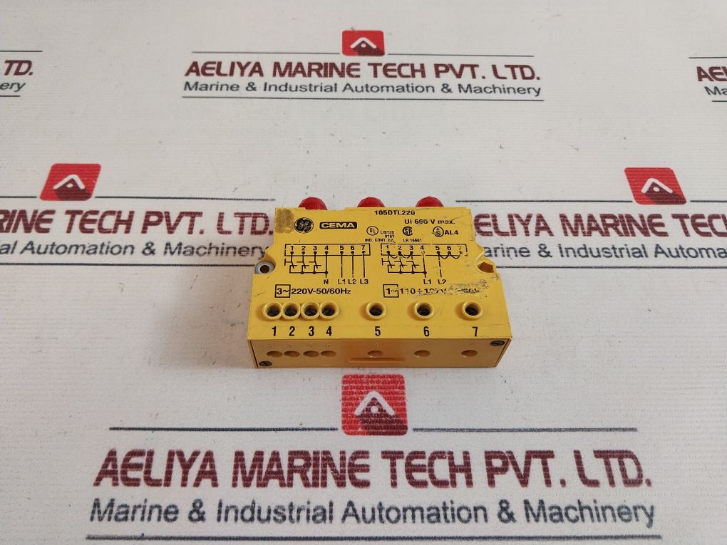 General Electric 105Dtl220 Flashing Power System Alarm