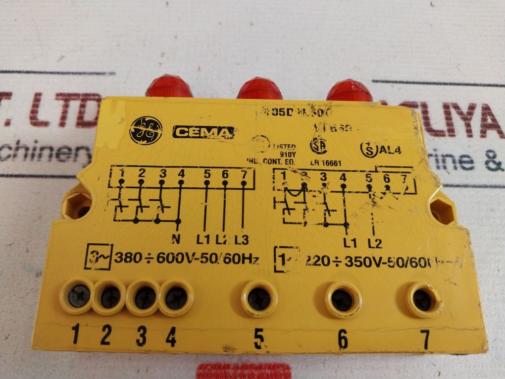 General Electric 105Dtl500 Power Supply Signalling Device 660 V