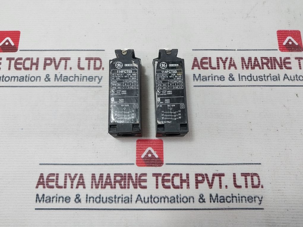 General Electric 114Fct03 Safety Limit Switch