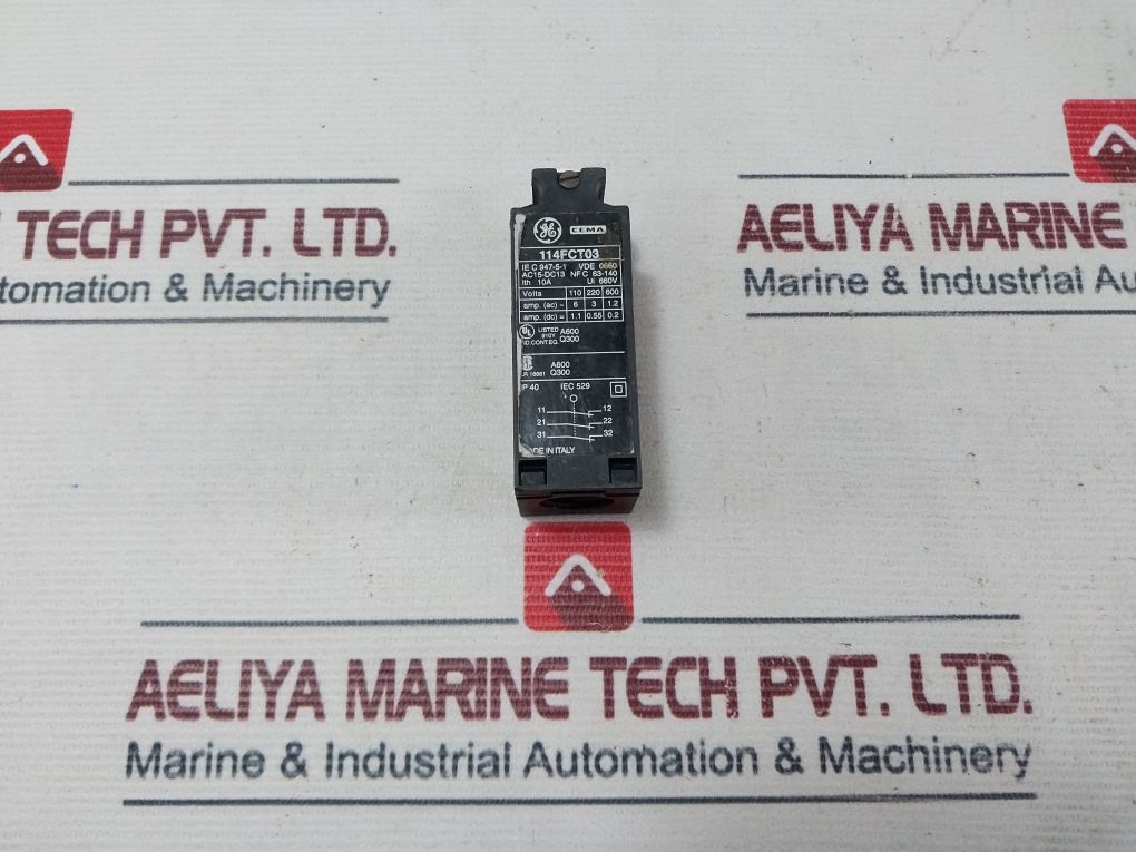 General Electric 114Fct03 Safety Limit Switch