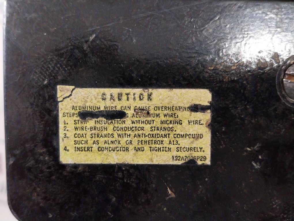 General Electric 192A7029P29 Circuit Breaker Frame 3 Pole