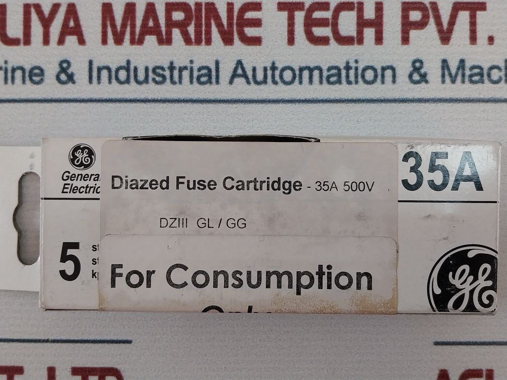 Lot Of 10X General Electric 35A 500V Diazed Fuse Cartridge