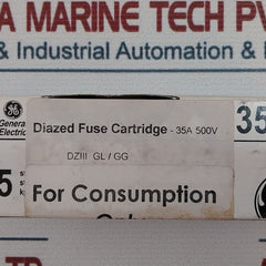 Lot Of 10X General Electric 35A 500V Diazed Fuse Cartridge