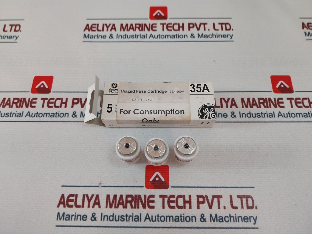 Lot Of 10X General Electric 35A 500V Diazed Fuse Cartridge