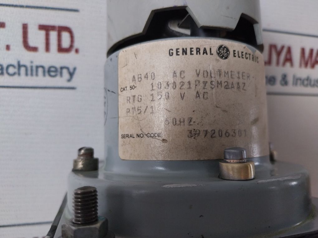 General Electric 50-103021Pzsm2Aaz Ac Voltmeter 150 Vac