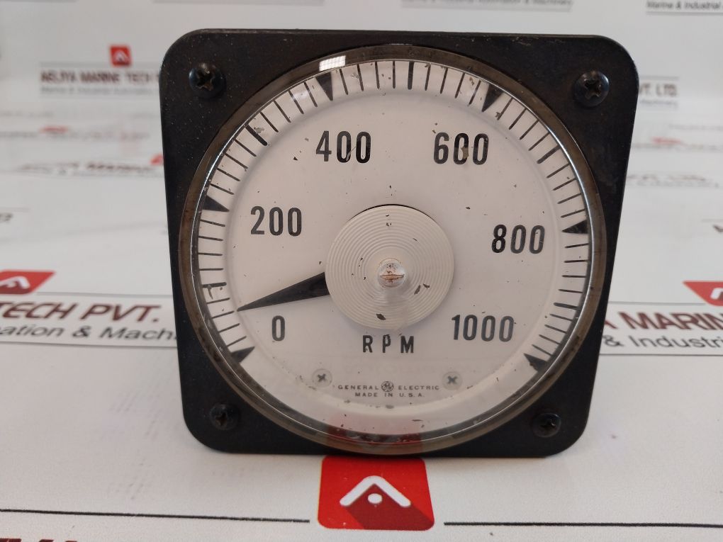 General Electric 50-1803661 Rpm Meter 0-1000 Rpm