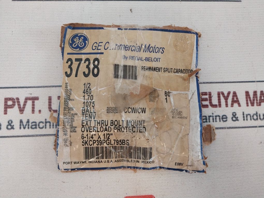 General Electric 5Kcp39Pgl795Bs Motor