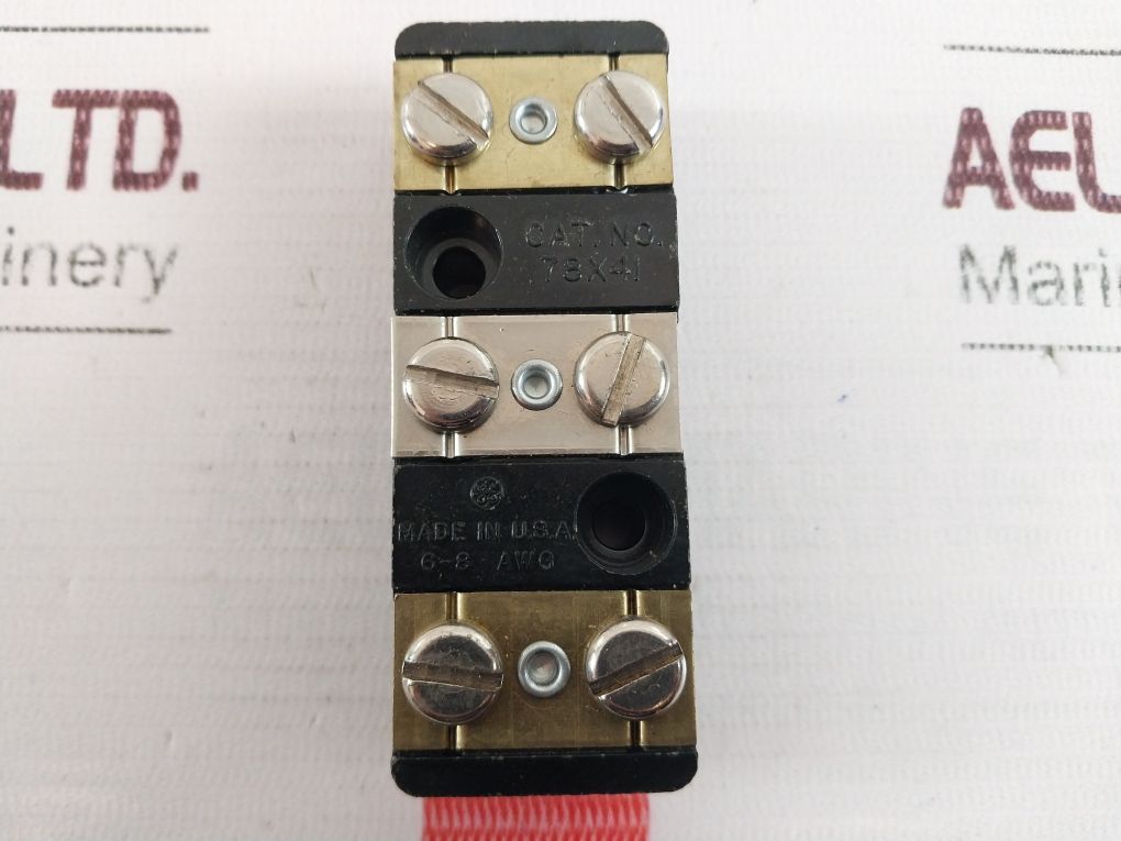 Lot Of 2X General Electric 78X41 Terminal Block