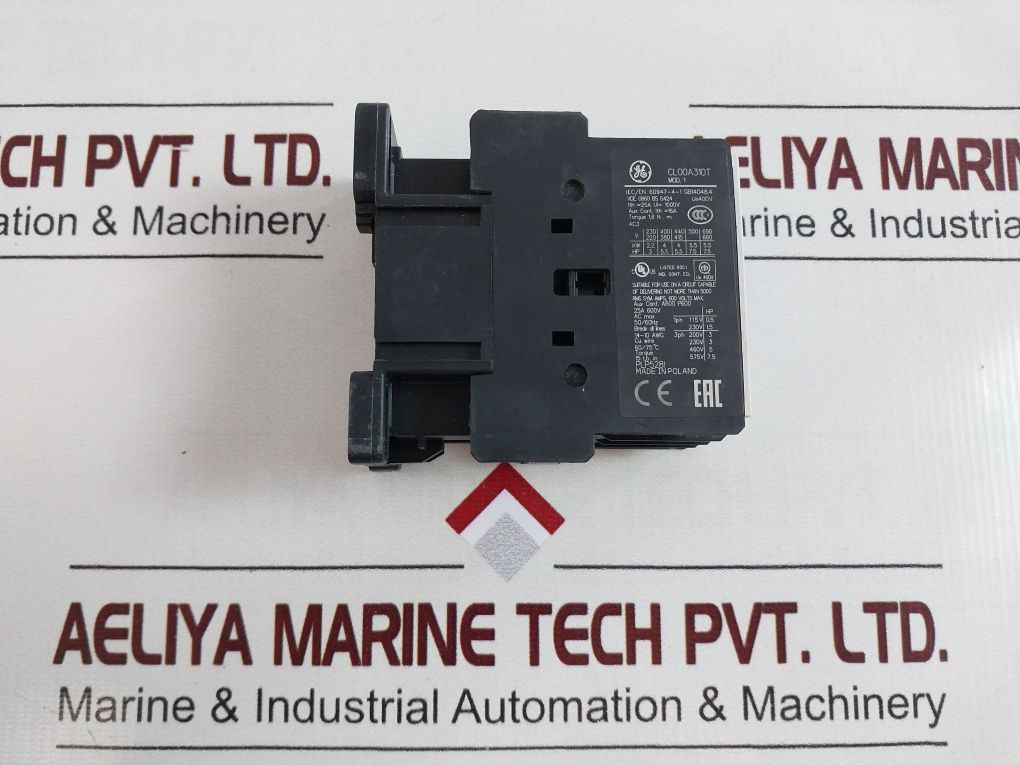 General Electric Cl00A310T1 Contactor 25A 600V Ac Max