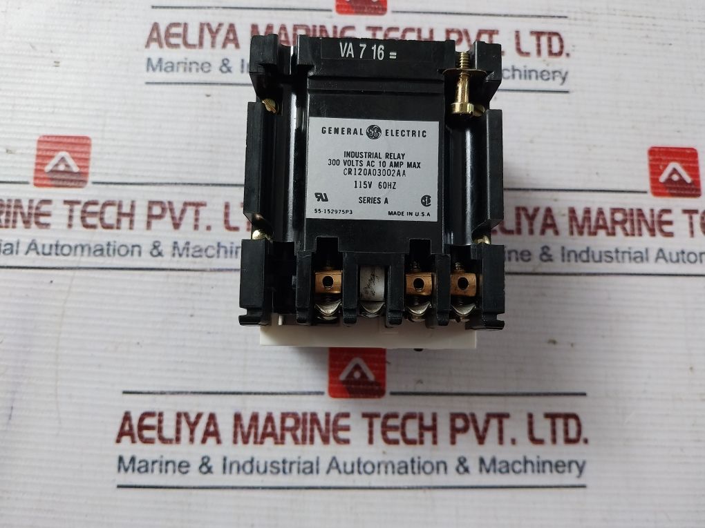 General Electric Cr120A03002Aa Industrial Relay 300V Ac 10A