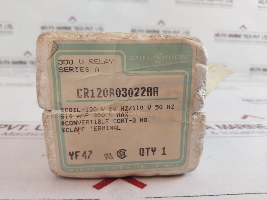 General Electric Cr120A03022Aa Industrial Relay