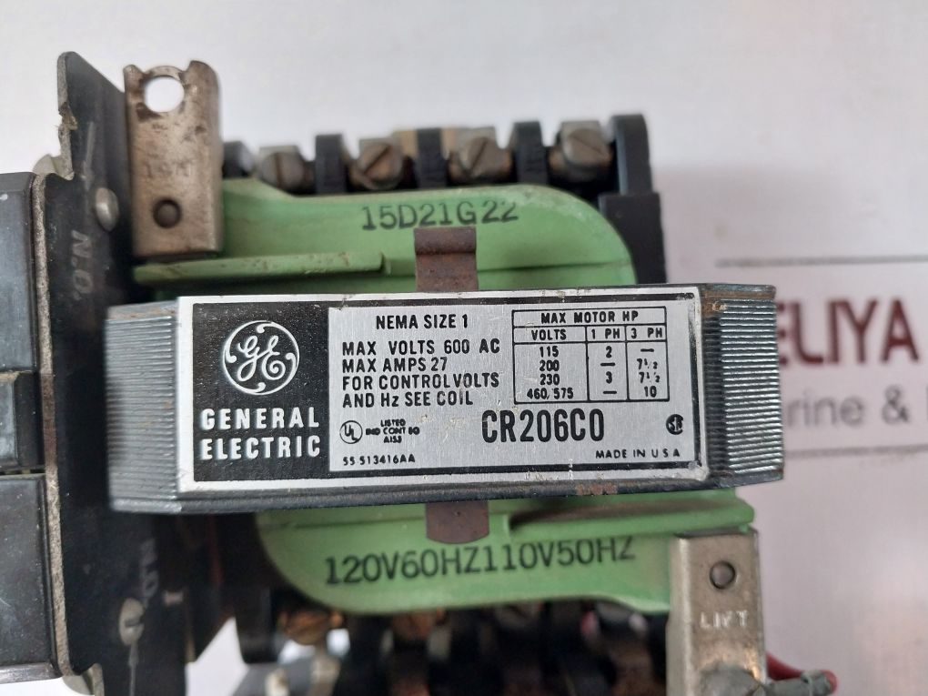 General Electric Cr206C0 Motor Starter