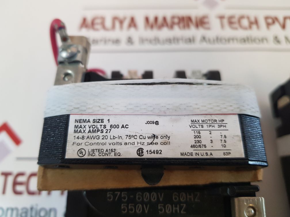 General Electric Cr306C005 Magnetic Starter