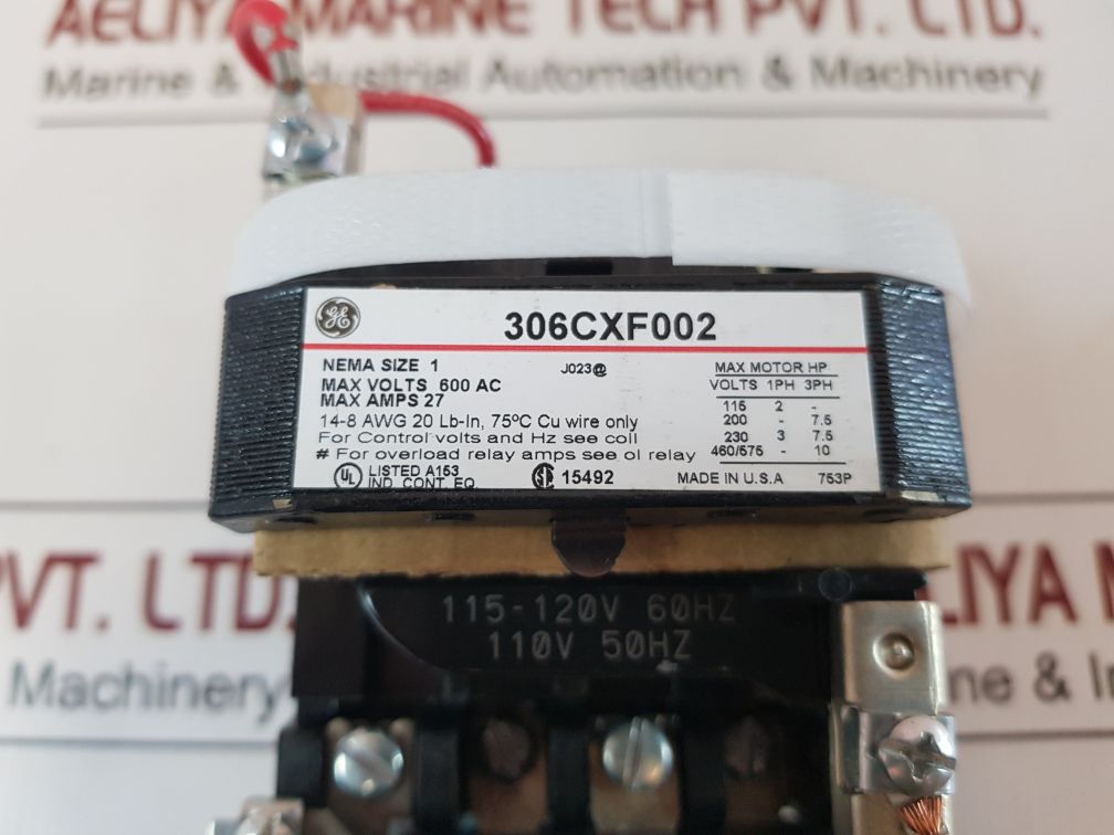 General Electric Cr306Cxf002 Full Voltage Starter
