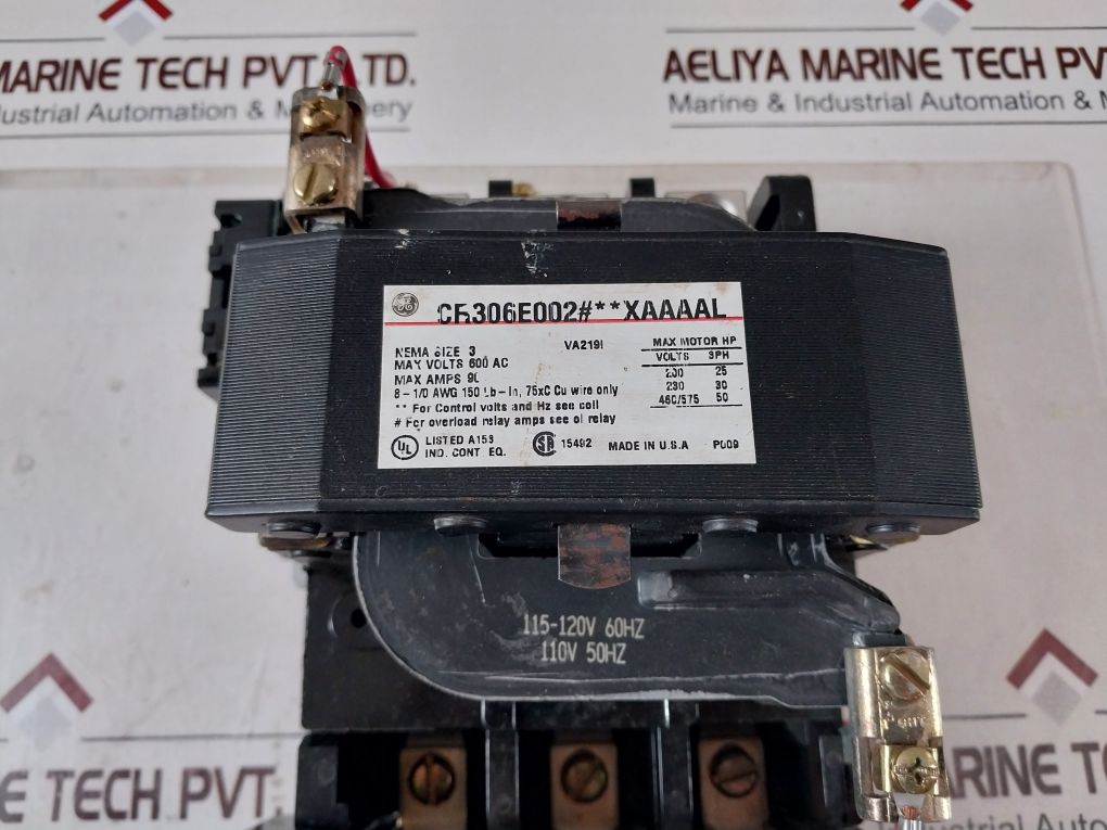 General Electric Cr306E002#**Xaaaal Magnetic Contactors, Starters & Reversers