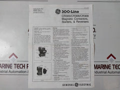General Electric Cr306F002 Magnetic Starter