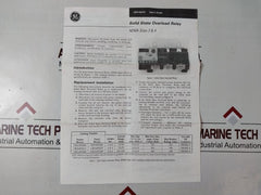 General Electric Cr306F002 Magnetic Starter