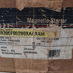 General Electric Cr306F002 Magnetic Starter