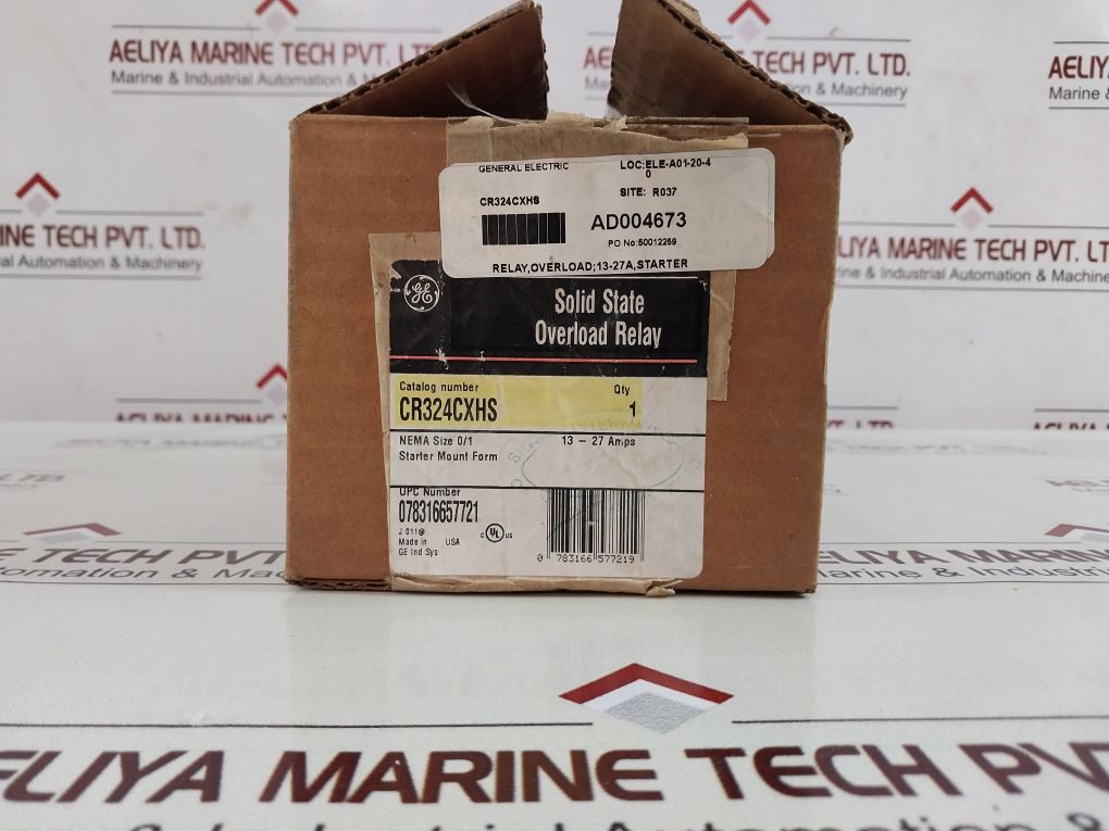 General Electric Cr324Cxhs Solid State Overload Relay 13-27 A