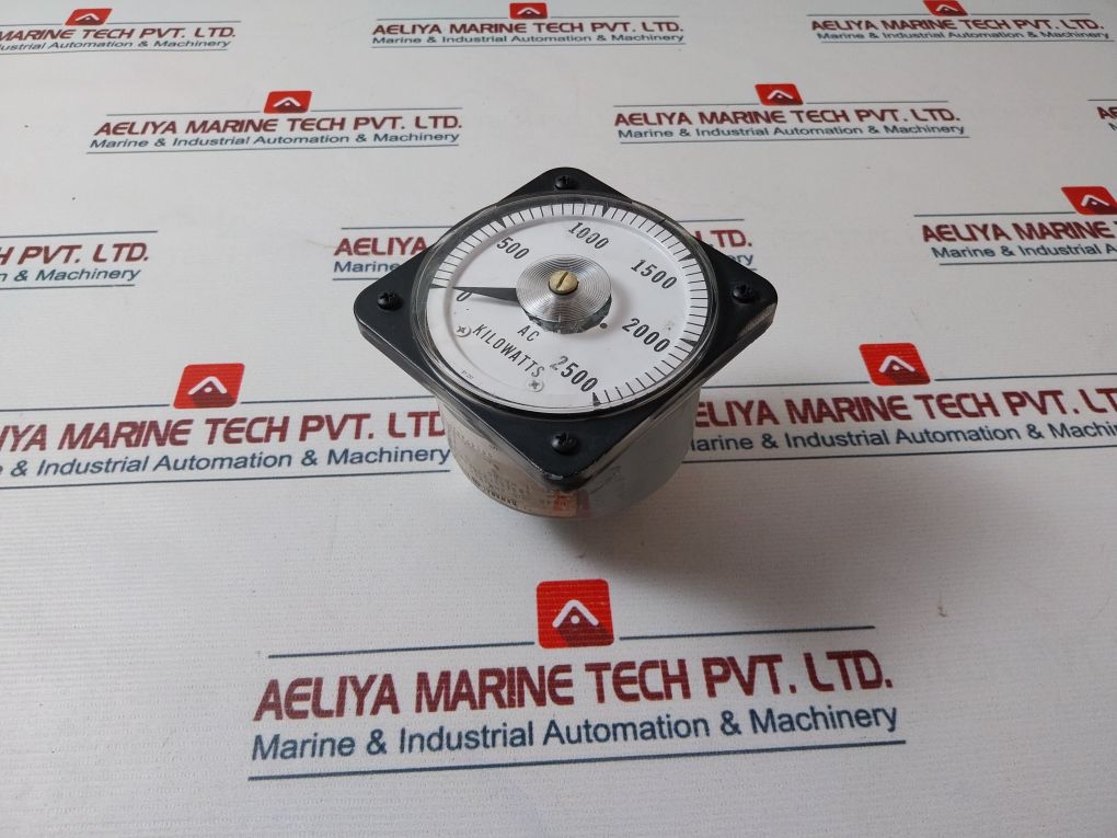 General Electric Db40 Dc Ammeter 0-2500 Ac Kilowatts